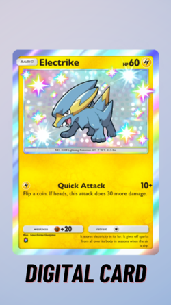 Electrike Shiny Mega Shine Pokemon TCG Pocket 1 Star ⭐ (English) - Image 1