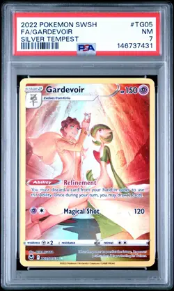 PSA 7 | Pokemon TCG | Silver Tempest | Gardevoir #TG05 - Image 1
