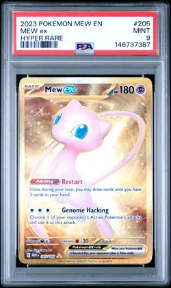 PSA 9 | Pokemon TCG | 151 | Mew EX #205 - Image 1