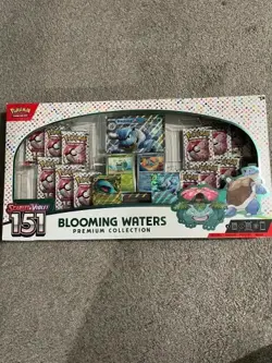 Pokemon Scarlet & Violet 151 Blooming Waters Premium Collection Box Sealed - Image 1
