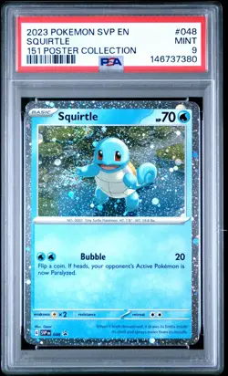 PSA 9 | Pokemon TCG | Black Star Promo | Squirtle #48 - Image 1