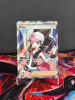 Pokemon Hilda Full Art Trainer SV11W White Flare 164/086 Ultra Rare Holo - Image 1