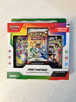 Pokemon First Partner Illustration Collection Box Series 1 Pokemon 2026 - NEW - Image 1
