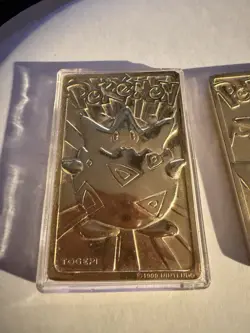 Pokemon Collection Pikachu & #61 Poliwhirl 23k Gold Plated 1999 & 3 Puzzles - Image 3