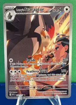 Pokemon TCG Larry's Staraptor 249/217 - Ascended Heroes Illustration Rare - NM - Image 1