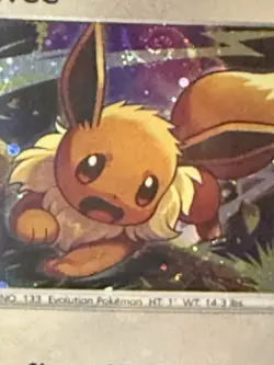 Eevee SWSH118 Holo Black Star Promo With Swirl Pokemon TCG - Image 3