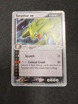 Tyranitar ex 17/17 Ultra Rare Holo - Pokemon POP Series 1 - Vintage NM - Image 2