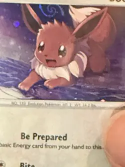 Eevee SWSH127 Holo Black Star Promo With Swirl Pokemon TCG - Image 3