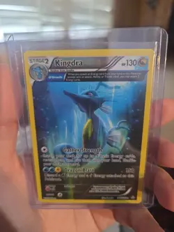Pokemon TCG Kingdra (Alpha) 108/160 XY Primal Clash Reverse Holo, NM - Image 1