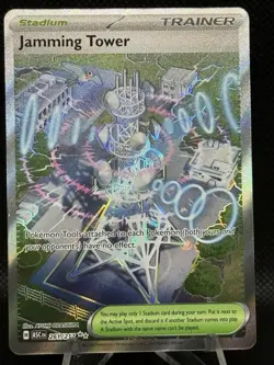 Pokemon TCG Jamming Tower 261/217 ME03 Ascended Heroes Holo Hyper Rare Trainer - Image 1