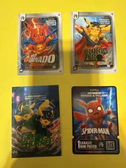 Pokemon Pikachu Hero’s And Villains Card Lot 21 Cards - Image 2
