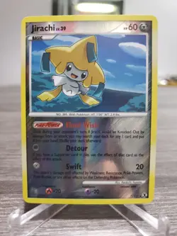 Pokemon Card Jirachi 7/111 Platinum Rising Rivals Reverse Holo Rare Light Play - Image 1