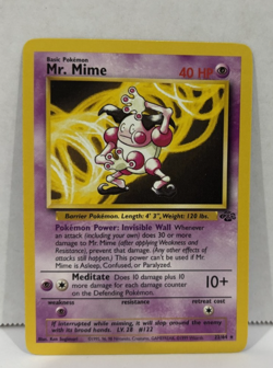 SET of 6 1999 Pokemon Cards: 2 Mr. Mime, Flareon, Ponyta, Rapidash, & Vaporeon - Image 3