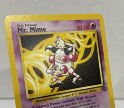 SET of 6 1999 Pokemon Cards: 2 Mr. Mime, Flareon, Ponyta, Rapidash, & Vaporeon - Image 4