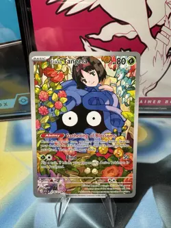 Pokemon Erika's Tangela Scarlet & Violet 218/217 Basic 80HP Regular Ability - Image 1