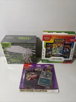 Pokemon TCG Mega Evolution Perfect Order ETB, Sticker Collection, Illustration - Image 1