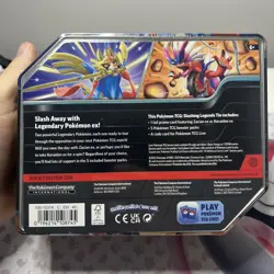Pokemon Paldea Partners Slashing Legends Tin Sets Koraidon & Miraidon - Sealed - Image 3