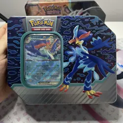 Pokemon Paldea Partners Slashing Legends Tin Sets Koraidon & Miraidon - Sealed - Image 4