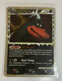 Pokemon HOUNDOOM 82/90 (Prime Ultra Rare) Undaunted - LP/MP - Image 1