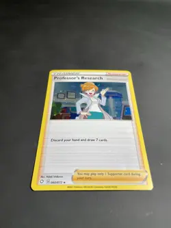 Pokemon TCG Sword & Shield Professors Research 060/072 Cosmos Holo Promo - Image 3