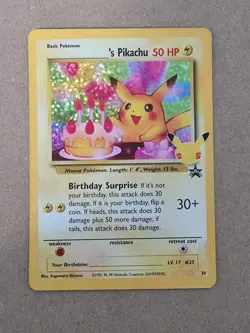 Birthday Pikachu 24/53 Celebrations Classic Collection Pokemon TCG - Image 1