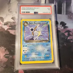 2000 Pokemon Rocket Dark Blastoise #20 English Non-Holo Rare 20/82 PSA 1 Poor - Image 1