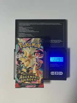 Extremely Heavy 22.97g Pokemon Ascended Heroes Booster Pack Potential God PackU! - Image 1