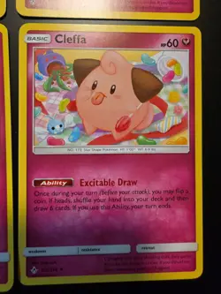 Pokemon 4x Cleffa 131/214 Unbroken Bonds Lp-nm - Image 4