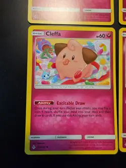 Pokemon 4x Cleffa 131/214 Unbroken Bonds Lp-nm - Image 5