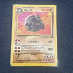 Pokemon TCG WoTC Golem 36/62 Fossil Vintage Rare Near Mint NM - Image 1