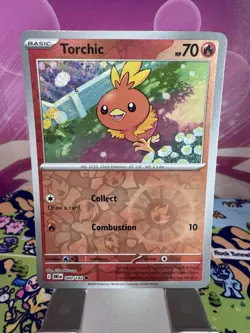Torchic 040/182 Sv10: Destined Rivals Reverse Holo Pokemon TCG - Image 1