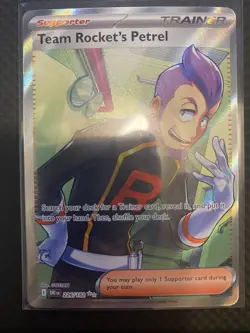 Pokemon TCG Team Rocket's Petrel Full Art 226/182 Sv10 Destined Rivals - Image 1