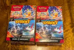 Lot of (2) Pokemon TCG: Surging Sparks Booster Bundle -Factory Sealed - Image 1