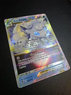 Pokemon TCG Alolan Vulpix Vstar 034/195 Silver Tempest - Image 2