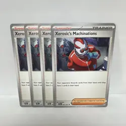 Xerosic's Machinations 064/064 - Play Set (x4) - Pokemon TCG: Shrouded Fable NM - Image 1