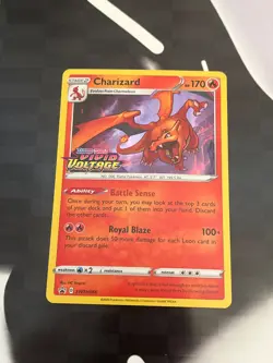 Charizard SWSH066 Pokemon Sword & Shield Vivid Voltage Promo Holo Stamp - Image 1