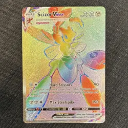Pokemon Scizor VMAX Secret Rare Full Art Holo 193/189 Darkness Ablaze 320HP - Image 1