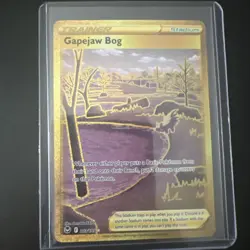 Pokemon Gapejaw Bog 213/195 Swsh12 Secret Rare Full Art Holo - Image 1