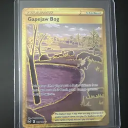 Pokemon Gapejaw Bog 213/195 Swsh12 Secret Rare Full Art Holo - Image 2