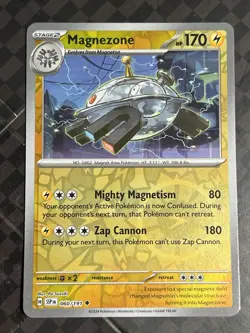 SV08: Surging Sparks Magnezone #060/191 Reverse Holo Pokemon NM - Image 1