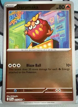 Me02: Phantasmal Flames Pokemon TCG Darumaka 15/94 Reverse Holo - Image 1