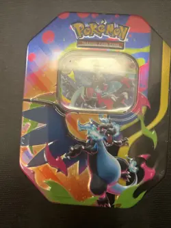 Pokemon TCG Mega Charizard X ex Tin 4 Booster Packs & Charizard Promo Sealed - Image 5