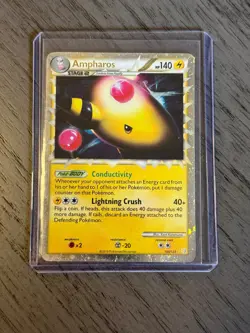 Ampharos Prime 105/123 - Pokemon TCG HeartGold SoulSilver Set - Ultra Rare Holo - Image 3