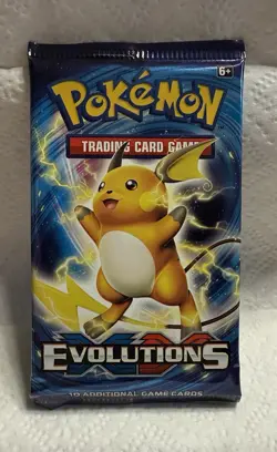 Pokemon TCG - XY: Evolutions - Booster Pack (Raichu) - Image 3