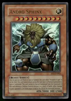 Andro Sphinx Ultra Rare Yu-Gi-Oh! Movie Exclusive Pack EP1-EN002 NM - Image 1