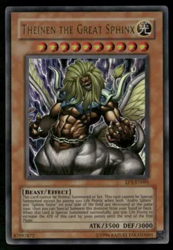 Theinen the Great Sphinx Ultra Rare Yu-Gi-Oh! Movie Exclusive Pack EP1-EN001 NM - Image 1