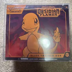 Pokemon TCG Scarlet & Violet Obsidian Flames - Elite Trainer Box W Protector 820650853913 - Image 1