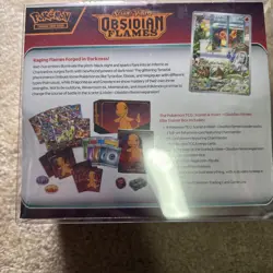 Pokemon TCG Scarlet & Violet Obsidian Flames - Elite Trainer Box W Protector 820650853913 - Image 2