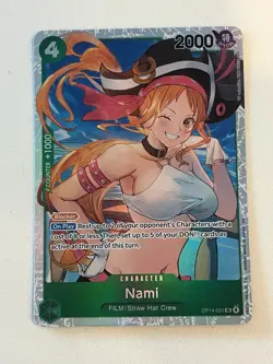Nami OP14-031 Special Foil – One Piece Card Game – Film Straw Hat Crew (LP) - Image 1