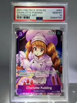 PSA 10 2024 ONE PIECE OP08-067 CHARLOTTE PUDDING ALTERNATE ART - Image 1